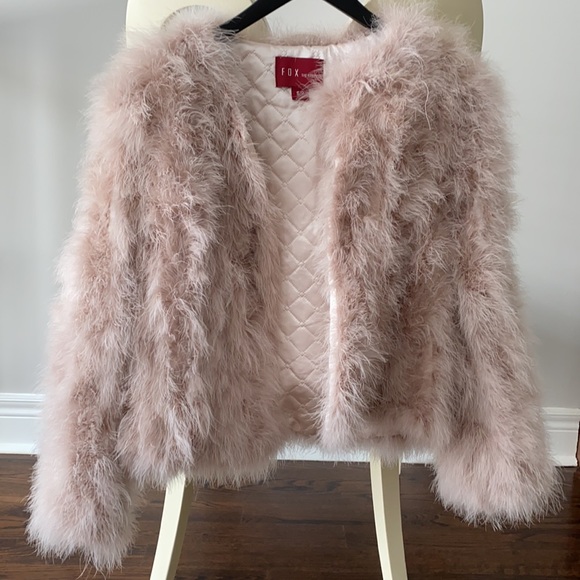 Fun & Fuzzy Bomber Jacket for a Night Out - Picture 3 of 3